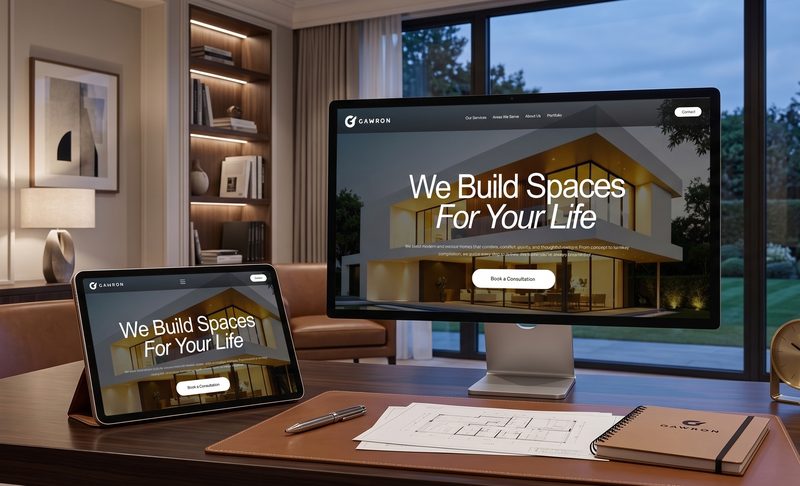 Gawron Build luxury construction website